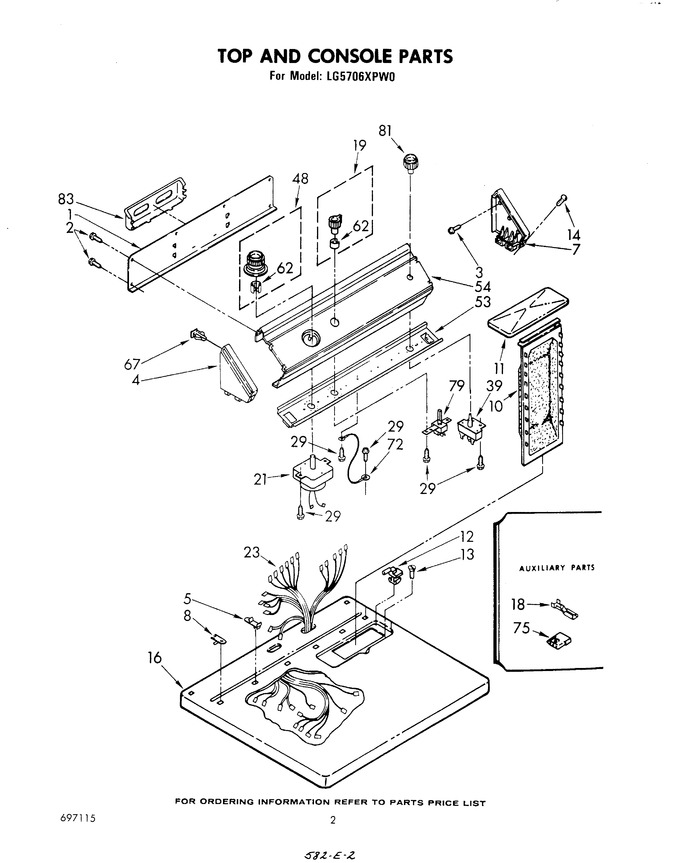 Diagram for LG5706XPW0