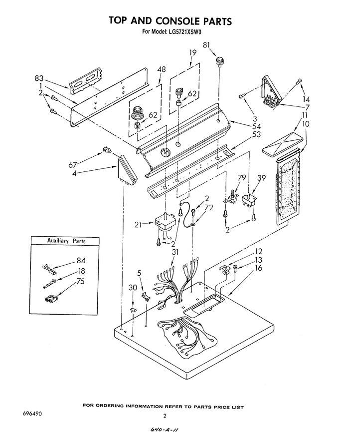 Diagram for LG5721XSW0