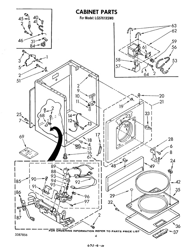 Diagram for LG5761XSW0