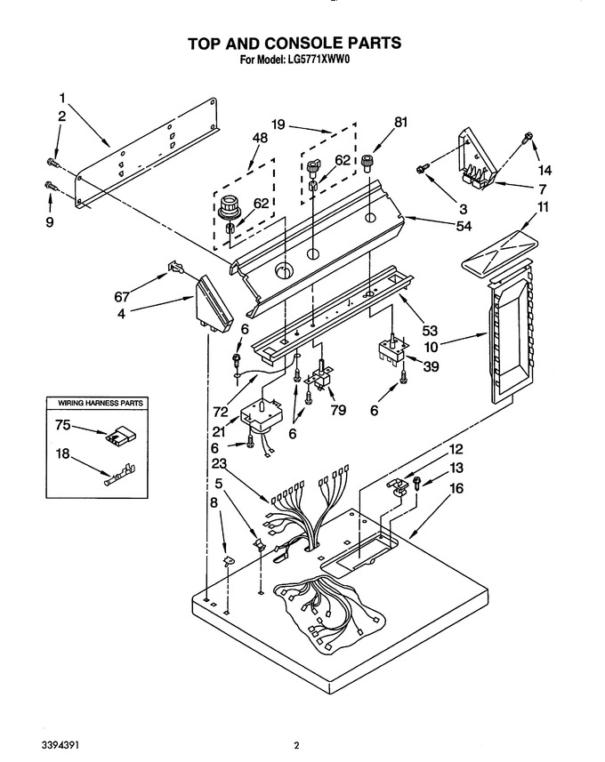 Diagram for LG5771XWW0