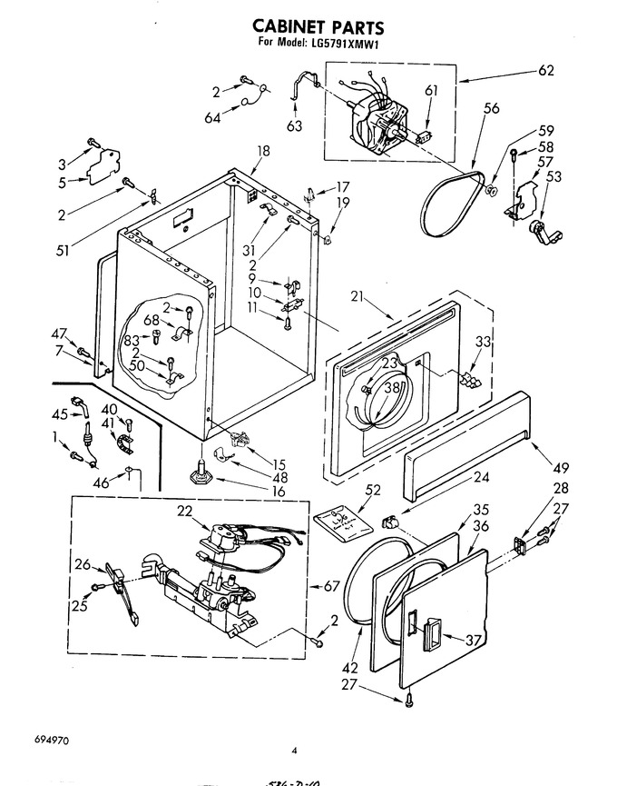 Diagram for LG5791XMW1