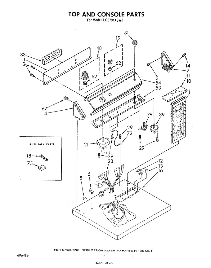 Diagram for LG5791XSW0