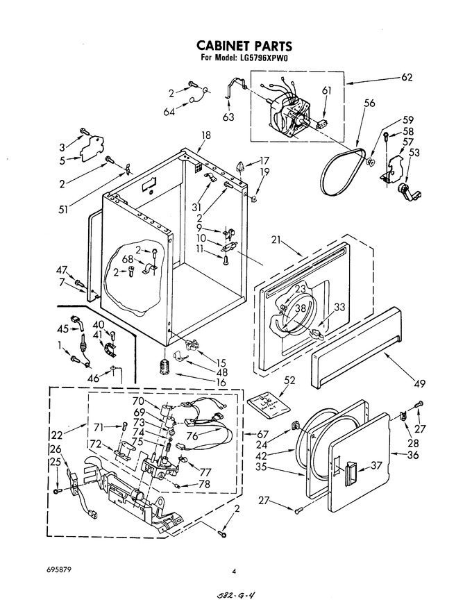 Diagram for LG5796XPW0