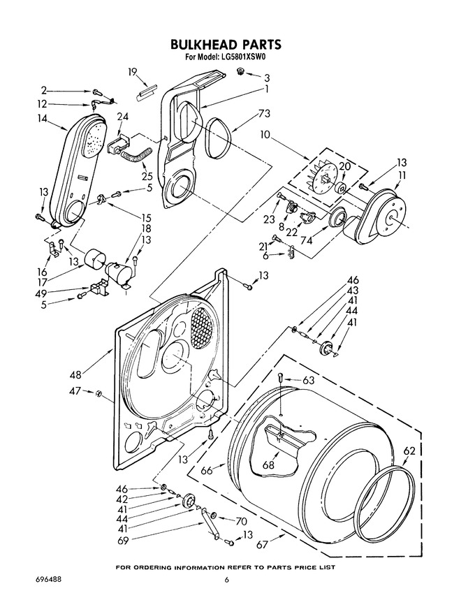 Diagram for LG5801XSW0