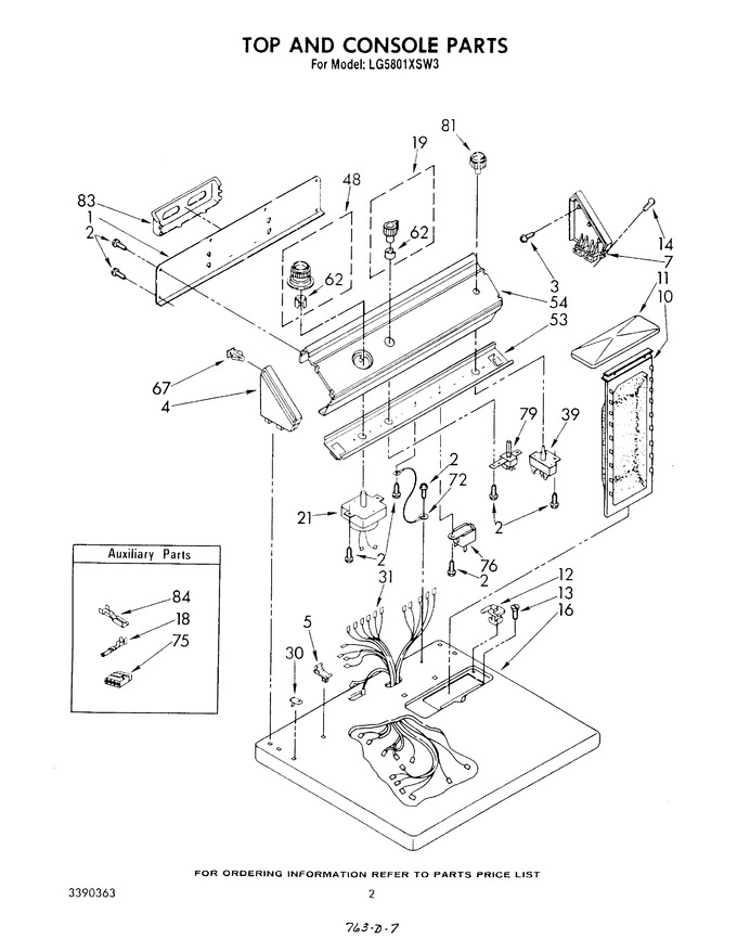 Diagram for LG5801XSW3