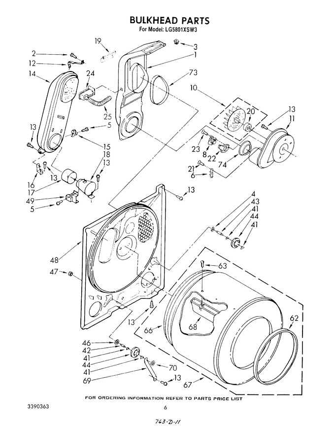 Diagram for LG5801XSW3