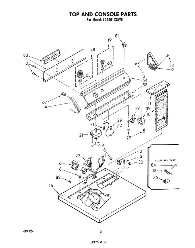 Diagram for LG5901XSW0
