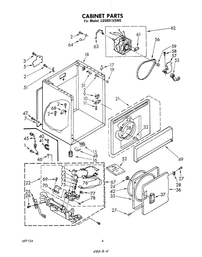 Diagram for LG5901XSW0
