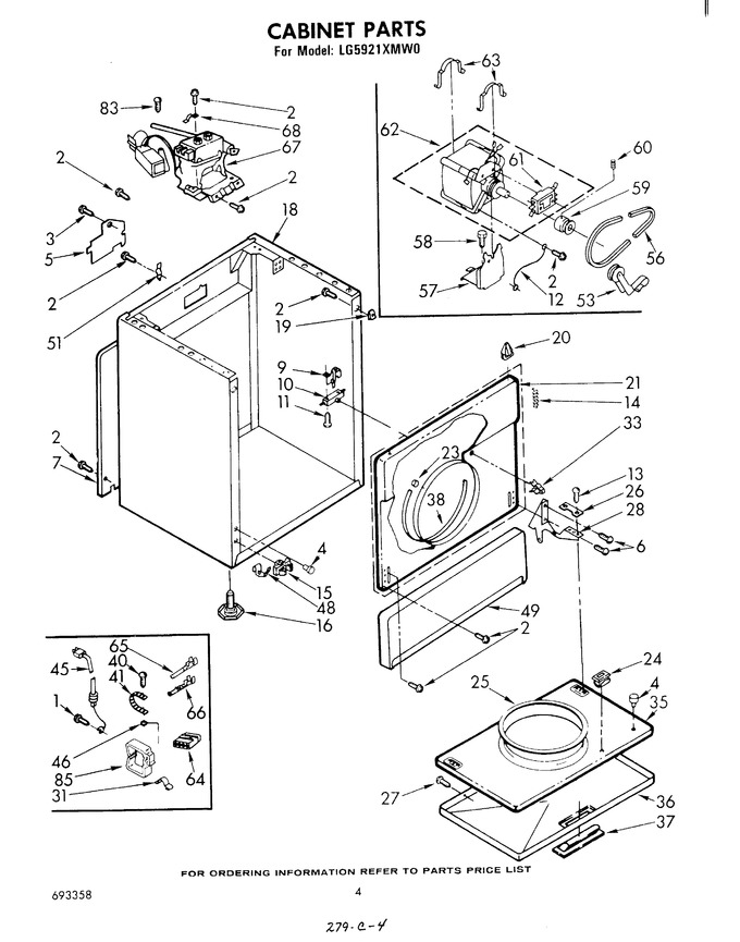 Diagram for LG5921XMW0