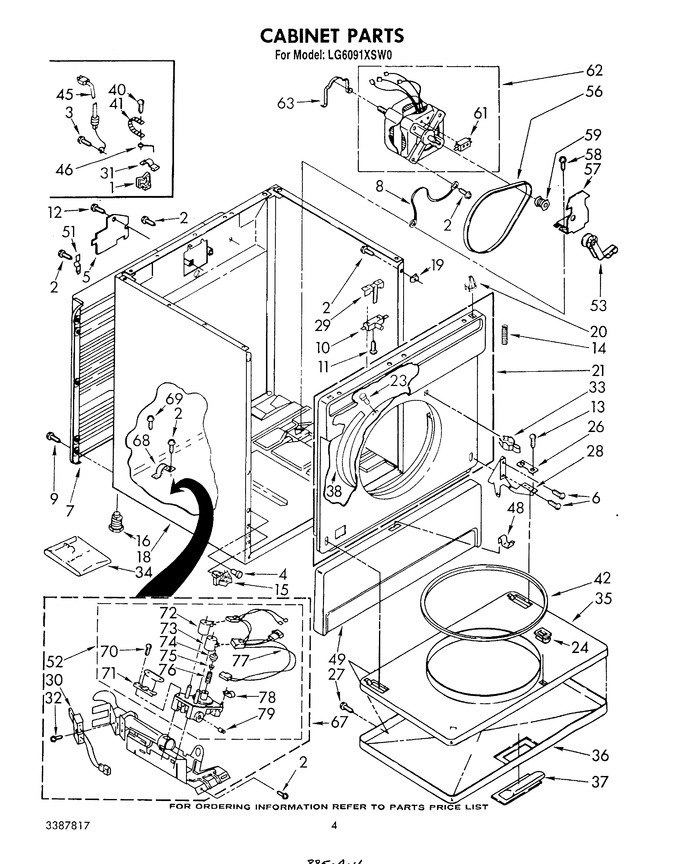 Diagram for LG6091XSW0