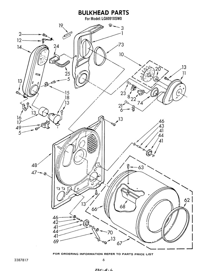 Diagram for LG6091XSW0