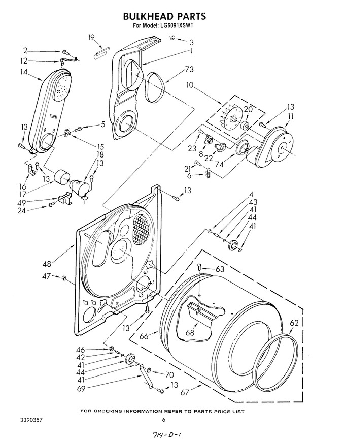 Diagram for LG6091XSW1
