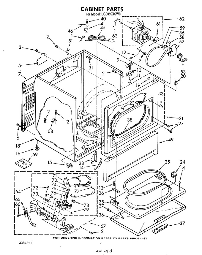 Diagram for LG6099XSW0