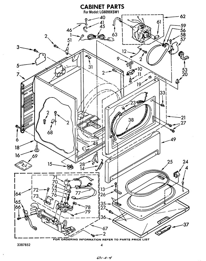 Diagram for LG6099XSW1