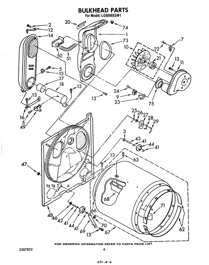 Diagram for LG6099XSW1