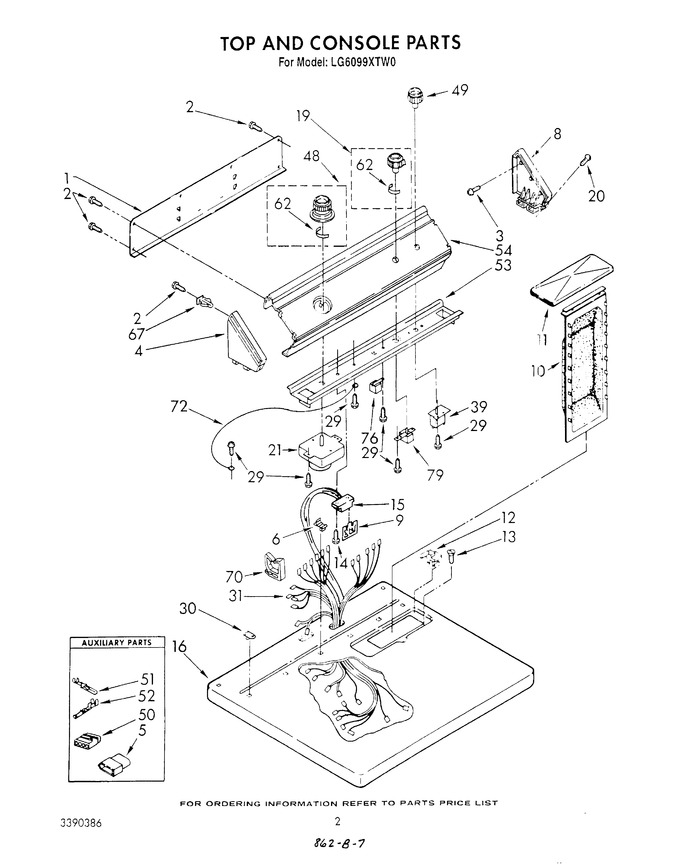 Diagram for LG6099XTW0