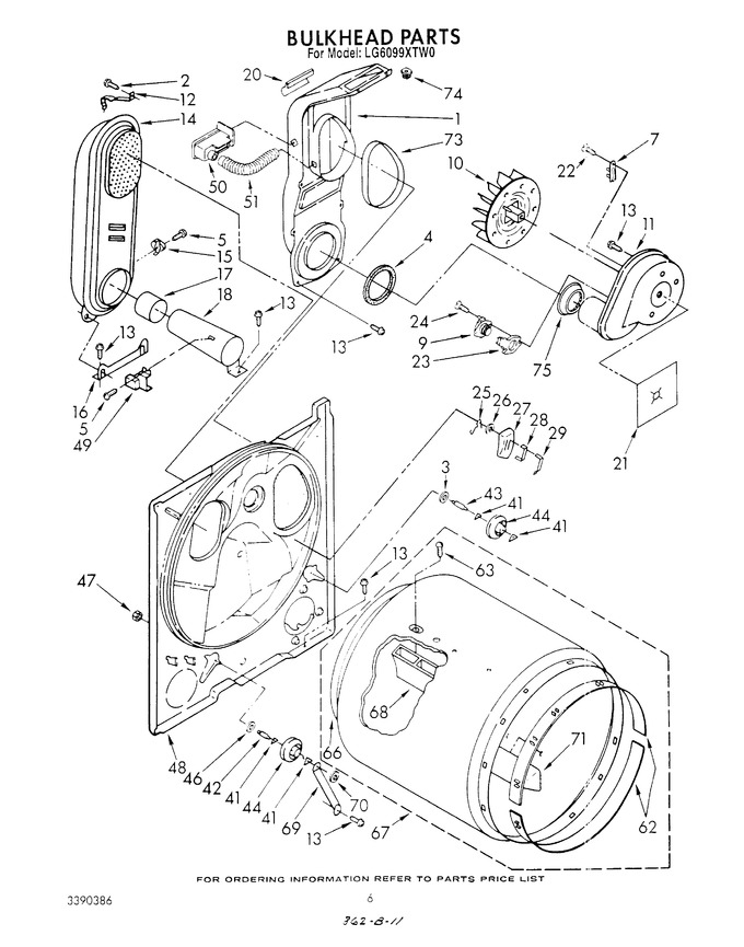 Diagram for LG6099XTG0