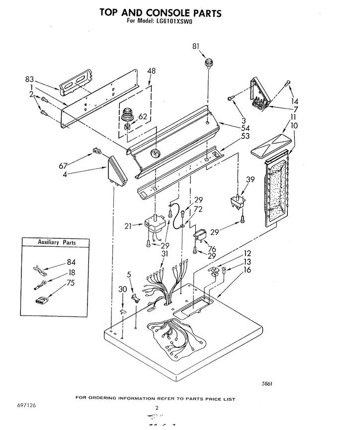 Diagram for LG6101XSW0