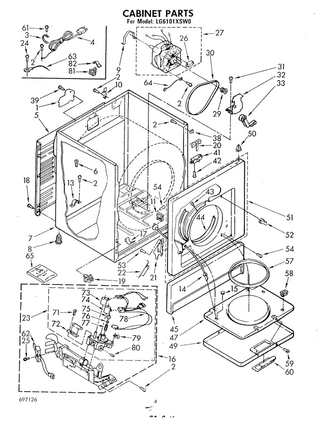 Diagram for LG6101XSW0