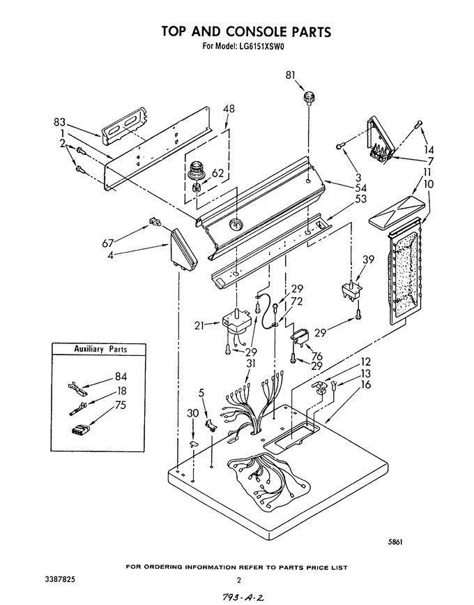 Diagram for LG6151XSW0