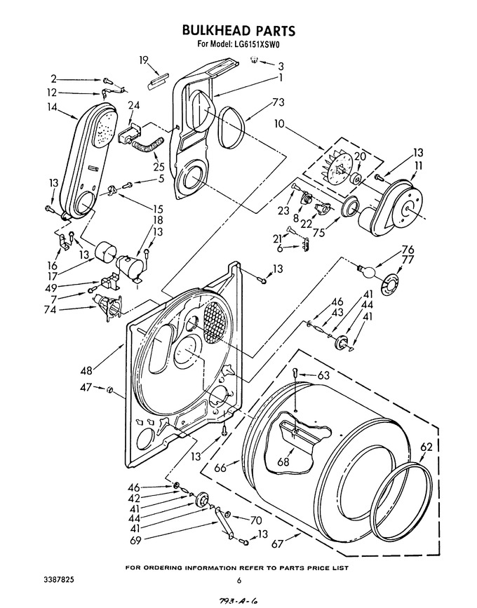 Diagram for LG6151XSW0