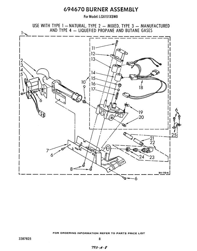 Diagram for LG6151XSW0
