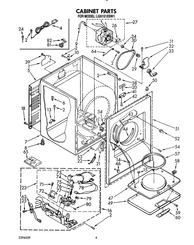 Diagram for LG6151XSW1