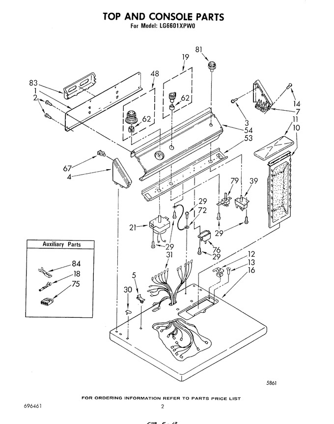 Diagram for LG6601XPW0