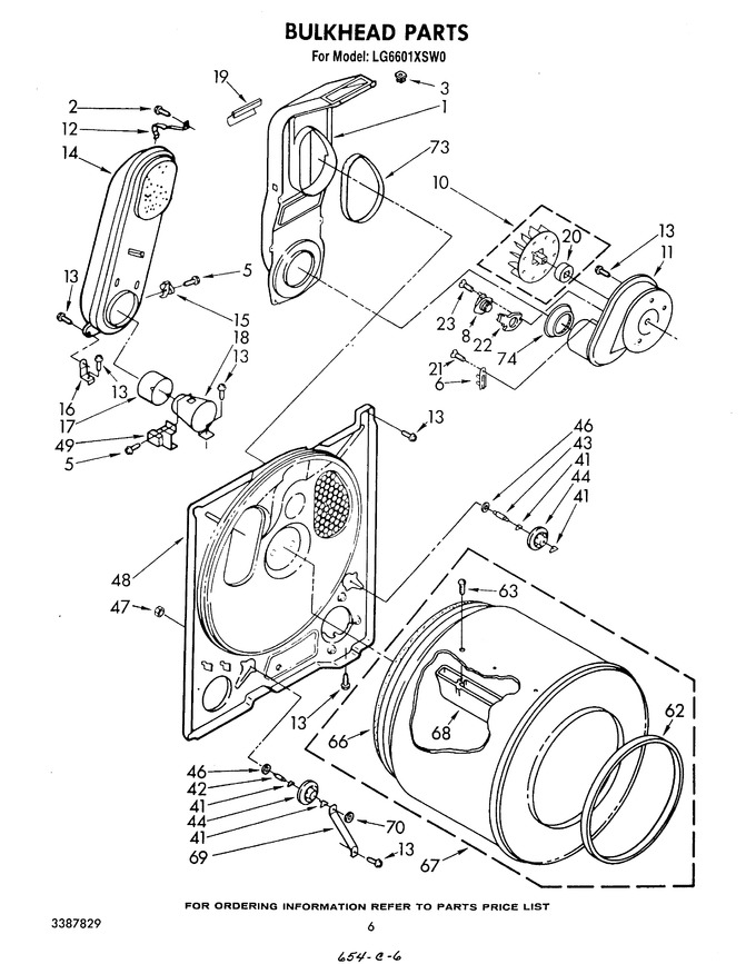 Diagram for LG6601XSW0
