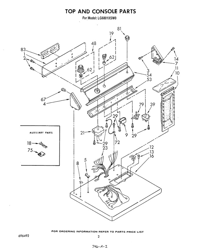 Diagram for LG6801XSW0