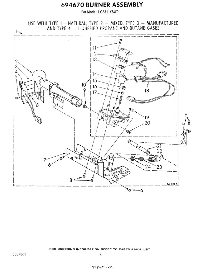 Diagram for LG6811XSW0