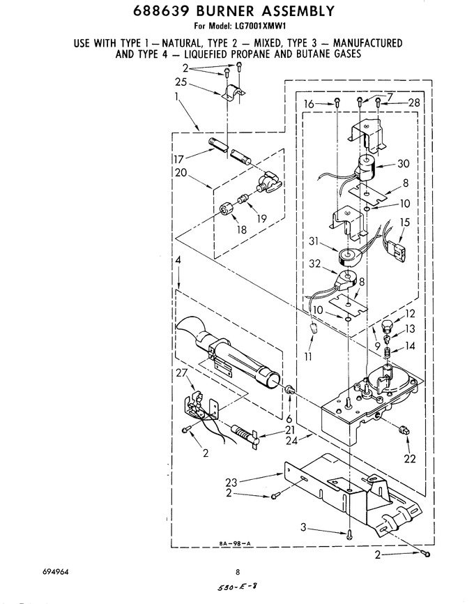 Diagram for LG7001XMW1