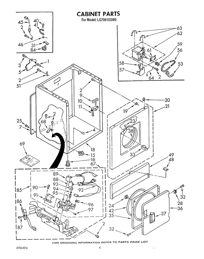 Diagram for LG7001XSW0