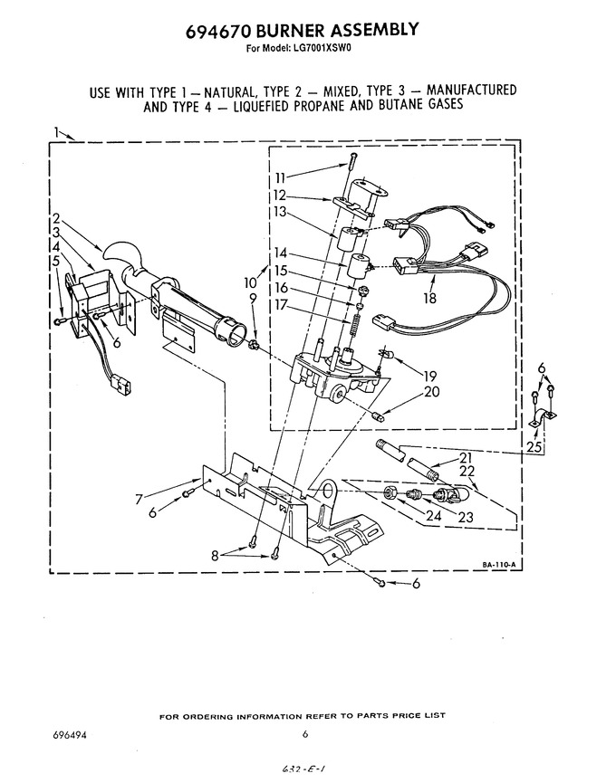 Diagram for LG7001XSW0