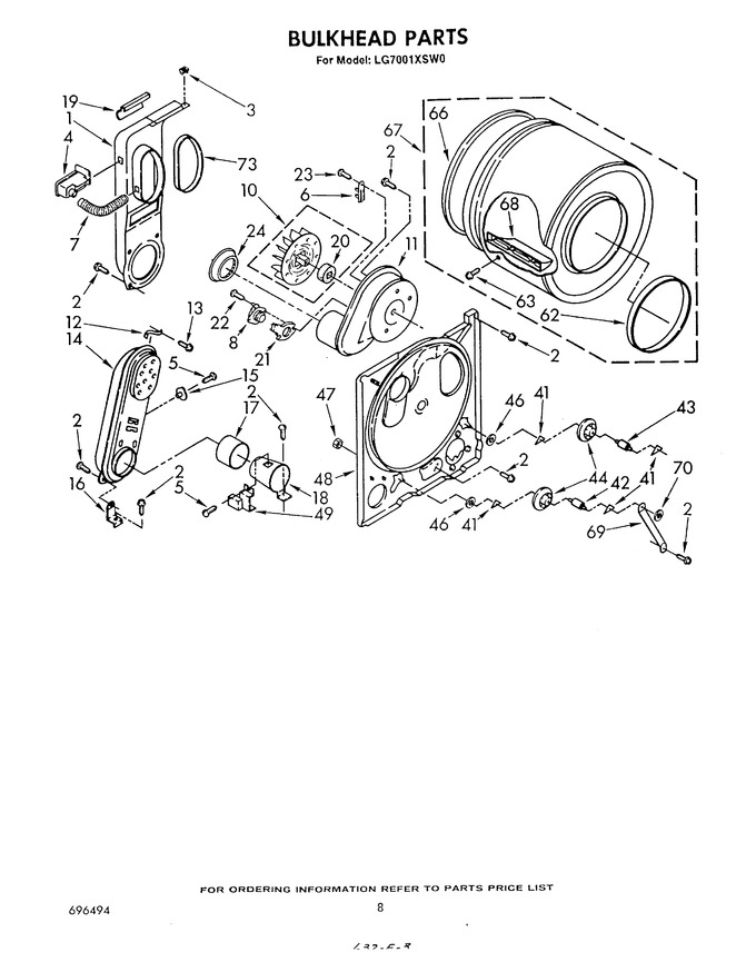 Diagram for LG7001XSW0