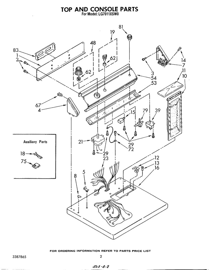Diagram for LG7011XSW0