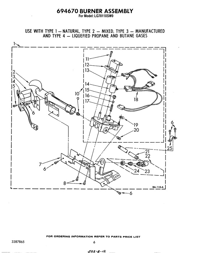 Diagram for LG7011XSW0