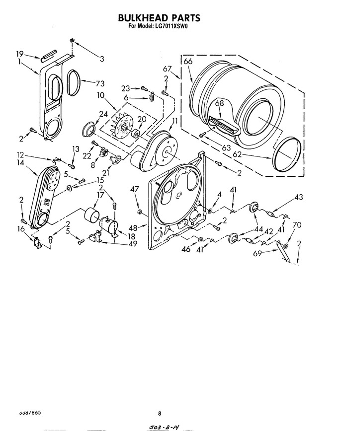 Diagram for LG7011XSW0