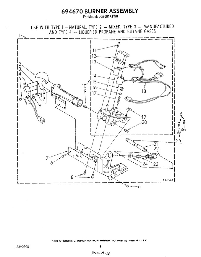 Diagram for LG7081XTG0