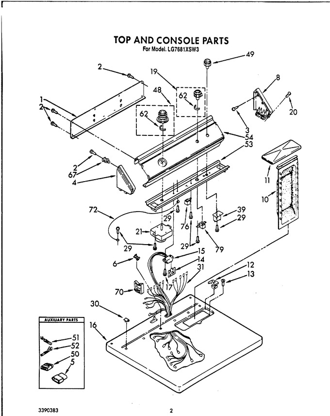 Diagram for LG7681XSN3
