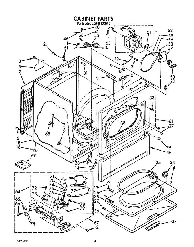 Diagram for LG7681XSN3