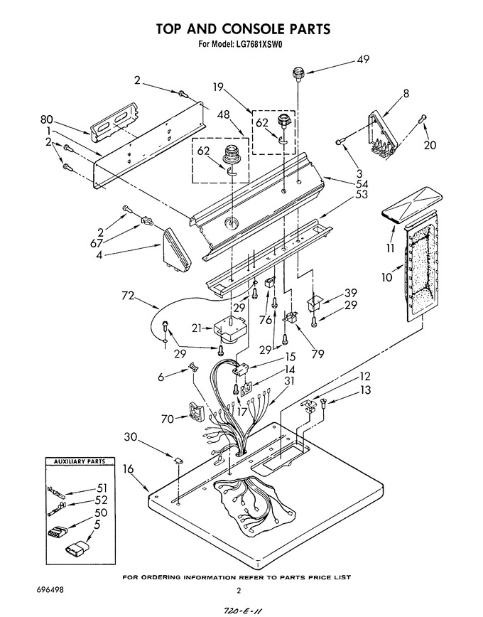Diagram for LG7681XSW0