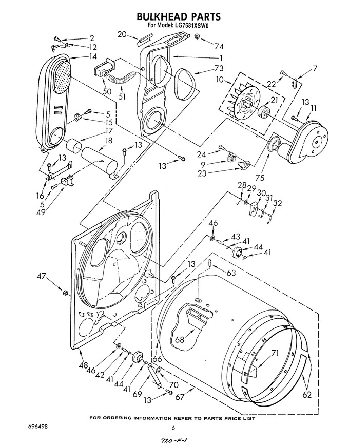 Diagram for LG7681XSW0