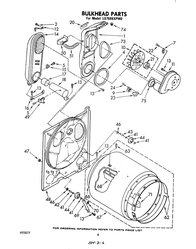 Diagram for LG7686XPW0