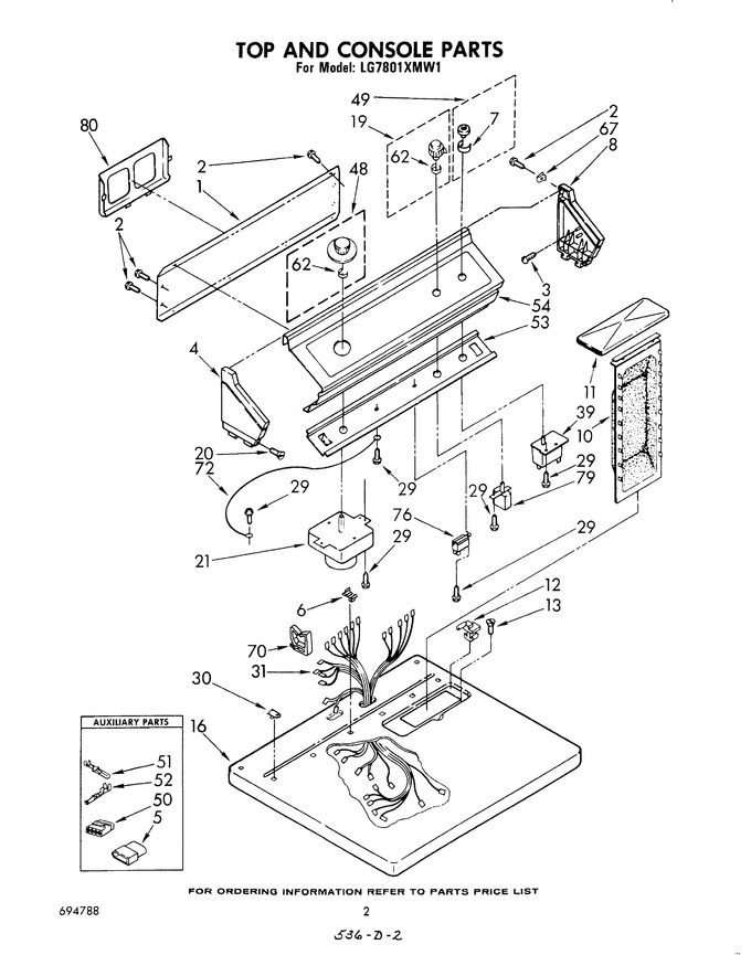 Diagram for LG7801XMW1