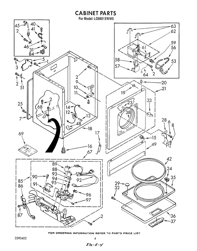 Diagram for LG8601XWW0