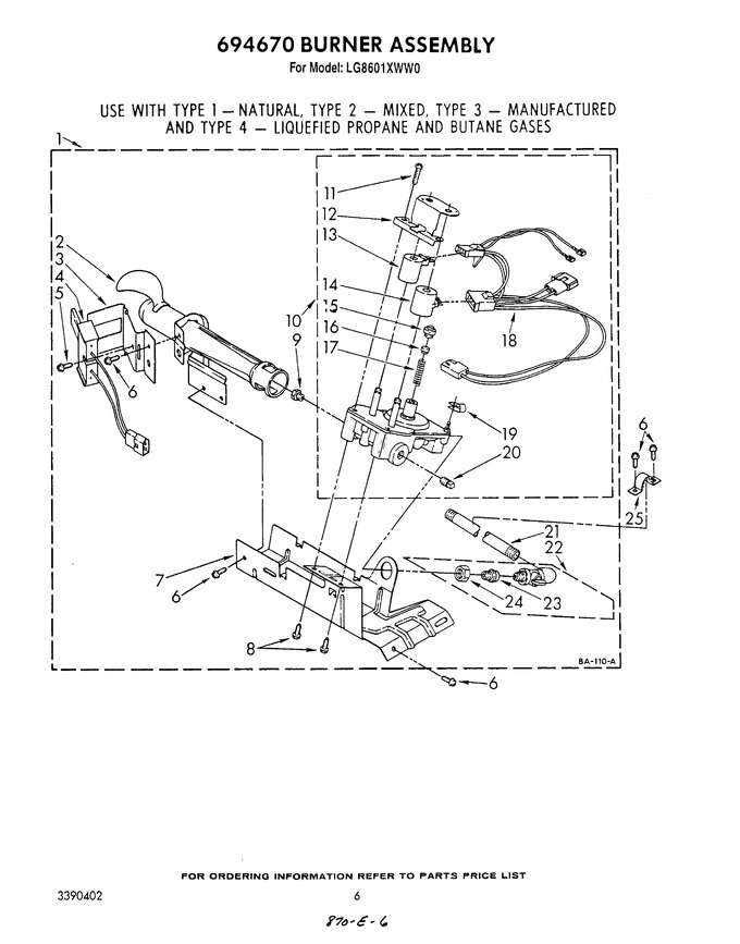Diagram for LG8601XWW0