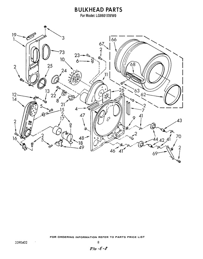 Diagram for LG8601XWN0
