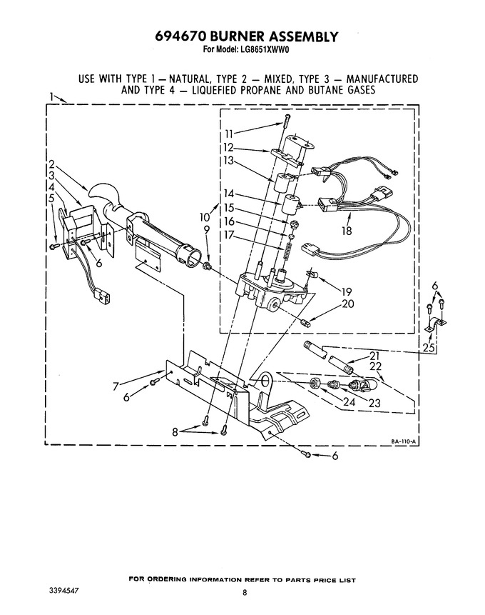 Diagram for LG8651XWN0
