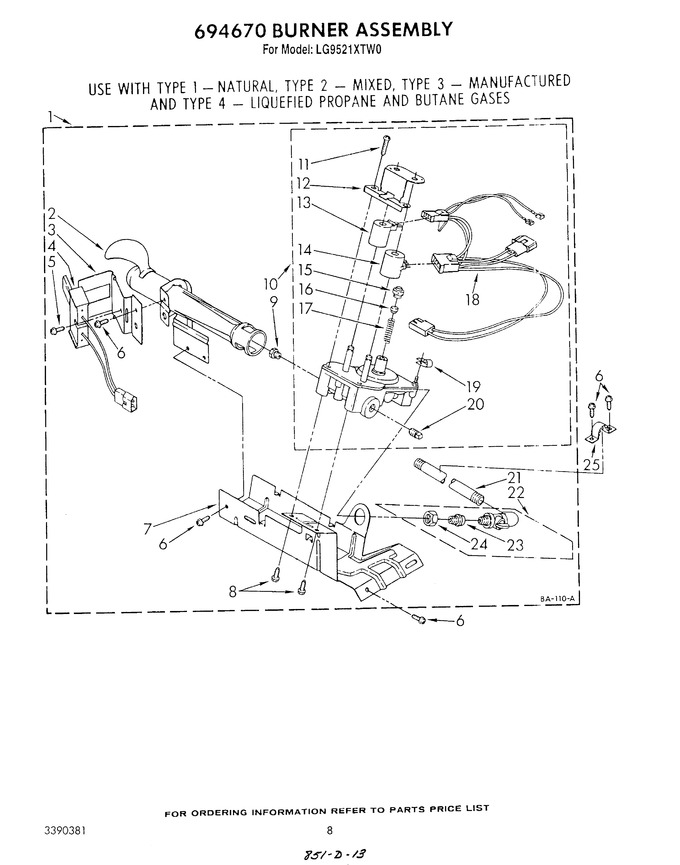 Diagram for LG9521XTW0